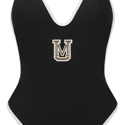 Under Manners UM motif Scooped Back Swimsuit