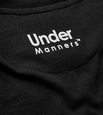 Under Manners Wings T-shirt unisexe en coton à col ras du cou 3