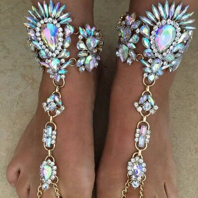 Crystal Delight Foot Chain