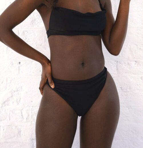 Mali High Rise Bikini Bottoms - Black