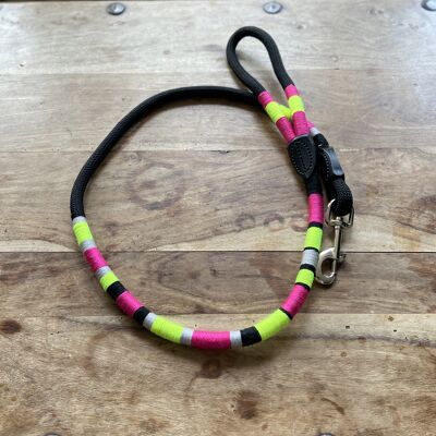 Dog Walker Dog Laisse - BLACK MAGIC - Jaune Fluo