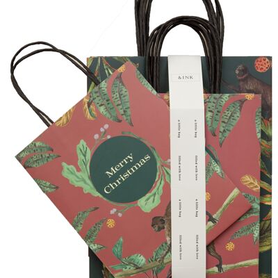 & INK Christmas Bags - Juego de 8