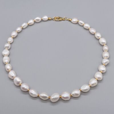 Nzinga Baroque Pearl Necklace