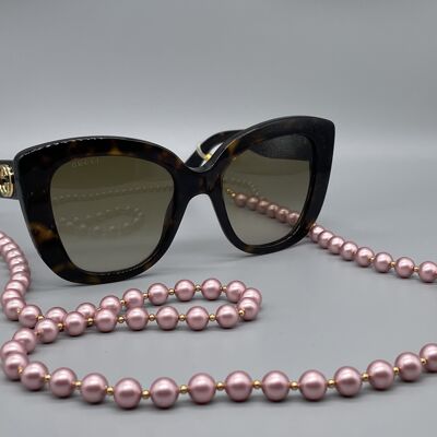 Paris Sonnenbrille mittelgroße Perlenkette