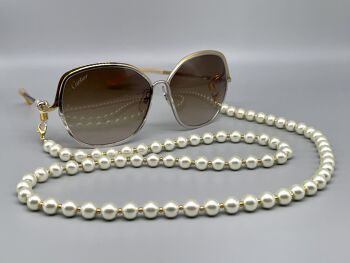 Chaine de perles moyennes pour lunettes de soleil Cairo 1