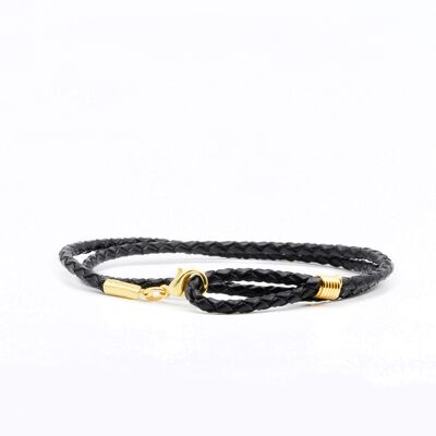 Bracciale ad anello in pelle Shumba