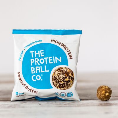 Peanut Butter Protein + Vitamin Balls 10 x 45g