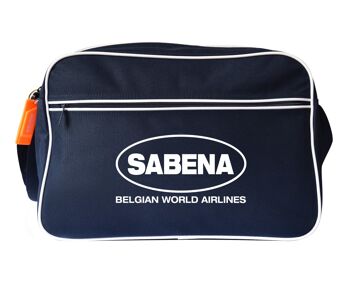Sabena Belgium Airlines sac messenger navy 2
