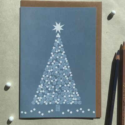 Christmas card Christmas tree