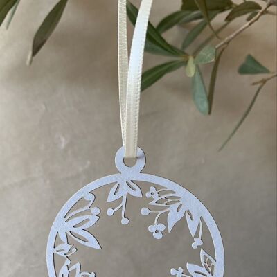 Gift tags made of natural paper 'Good luck', color blue