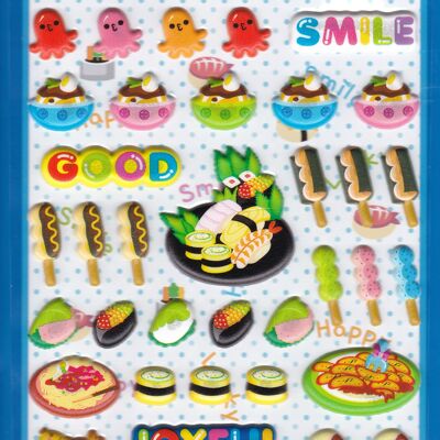 Stickers sushi et compagnie