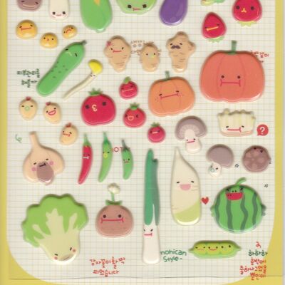 Stickers fruits et légumes