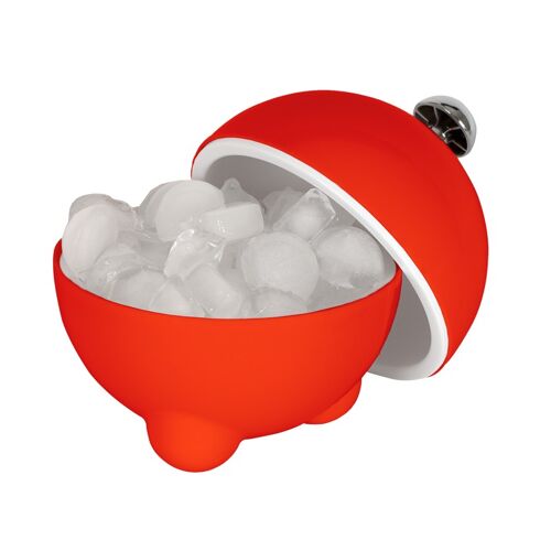 LaBoul Seau à glaçons IceBoul Orange fluo