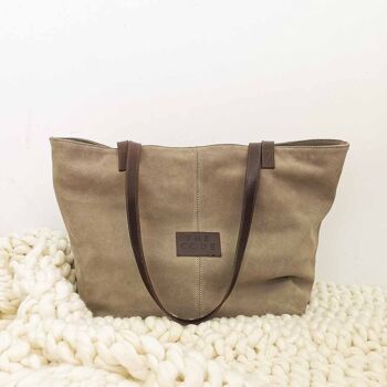 Sac cabas Serena Taupe 3