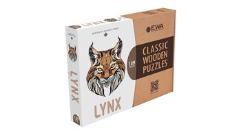 EWA Puzzle en bois Lynx, 1164, 35x28x0.5 cm 3