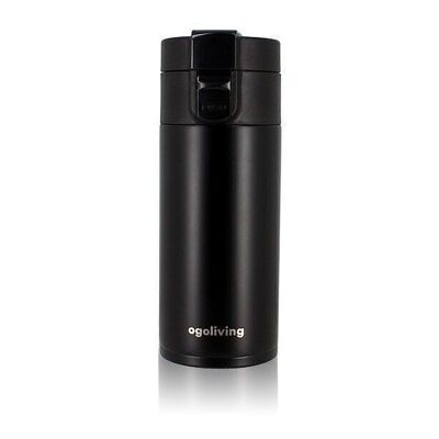 BLACK ISOTHERMAL BOTTLE MATE STAINLESS STEEL 0.35L