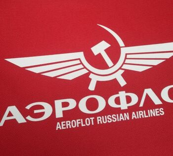 Aeroflot Russian Airlines sac messenger rouge 4