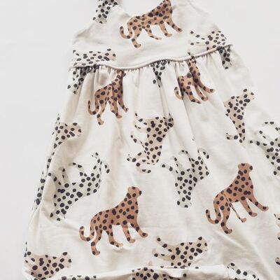 Spotty Leopard Boho Romper