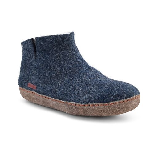 Classic Boot, suede sole, Blue