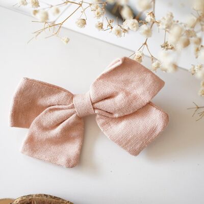 Irène Barrette Small Pale Pink Bow