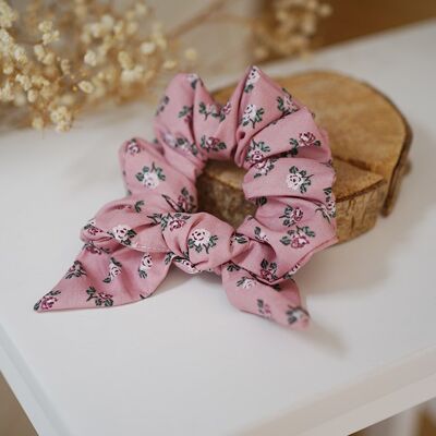 Scrunchie Bow Gaëlle Fleuri Antique Pink