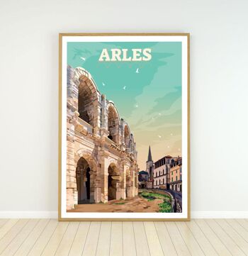 Affiche ville de arles - 30x40 cm 2