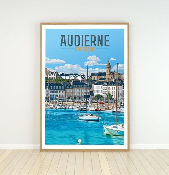 Affiche de la ville de audierne - 30x40 cm 2