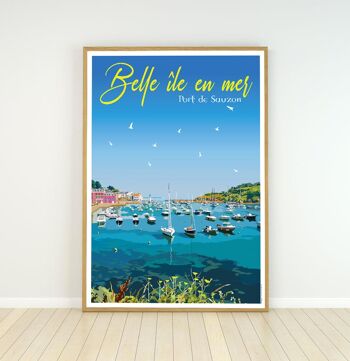 Affiche de belle île en mer - 30x40 cm 2