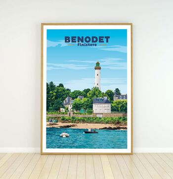 Affiche de benodet - 30x40 cm 2