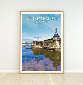 Affiche de concarneau - 30x40 cm 2