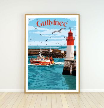 Affiche de guilvinec - 30x40 cm 2