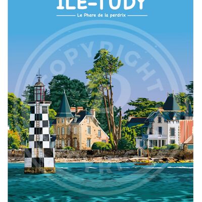 POSTER TUDY ISLAND - 30X40 CM