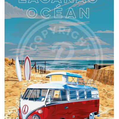 LACANAU OZEAN POSTER - 50X70 CM