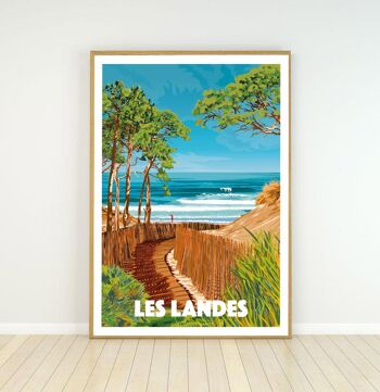 Affiche les landes - 30x40 cm 2