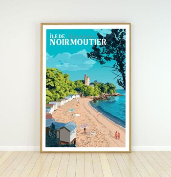 Affiche île de noirmoutier - 50x70 cm 2