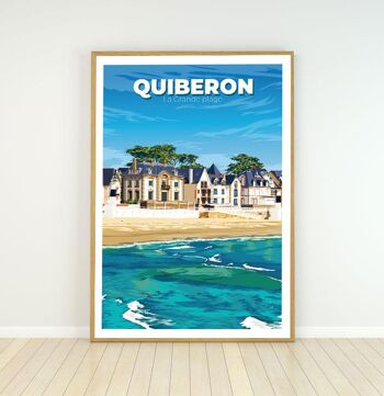 Affiche de quiberon - 30x40 cm 2