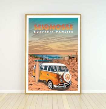 Affiche de seignosse - 30x40 cm 2