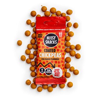 Noisy Snacks Pois Chiches Enrobés Piri Mangue 10x25g 1