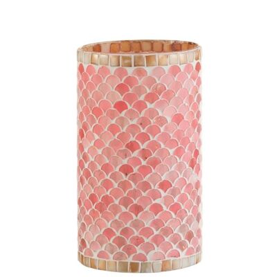 fotosforo cilindrico mosaicos cristal rosa/beige large-2024