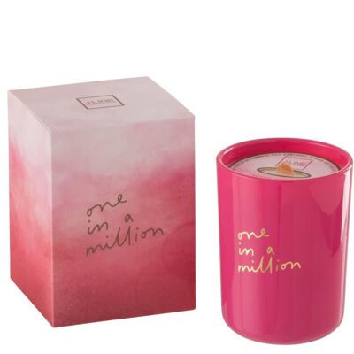 vela perfumada one in a million vidrio fucsia small-50u-2416