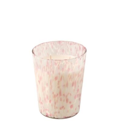 vela perfumada flama rosa medium-68h-4121