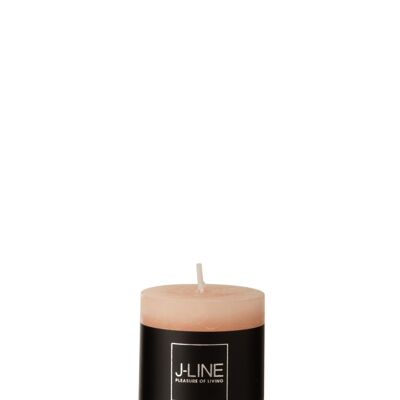 cylinder candle peach s-4242