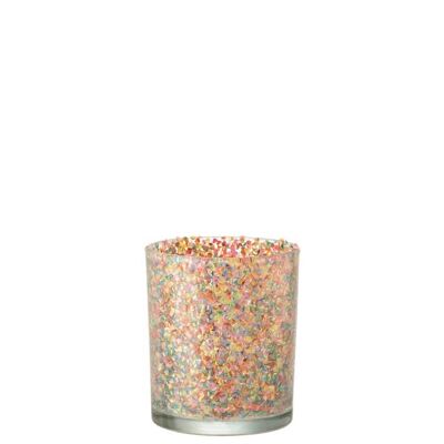 portavelas confeti cristal mix-6589