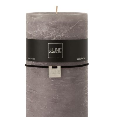 vela cilindrica gris oscuro extra extra large 140 horas-8682