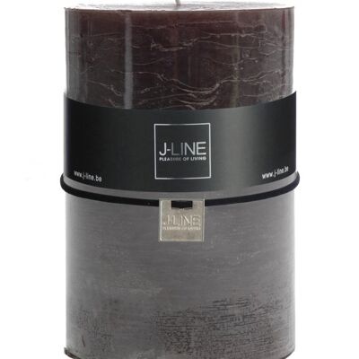 vela cilindro marron/negro xl -120h-9297