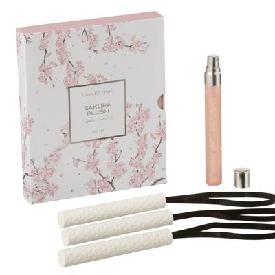 caja de 3 suspensiones sakura blush rosa claro-12009