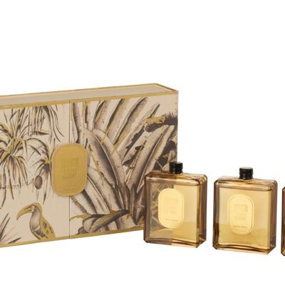 caja de 3 aceite perfumada tropical jungle ocre-12019