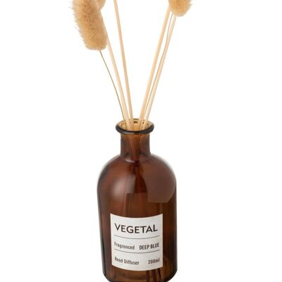 aceite perfumada + palos vegetal cristal marron-16148