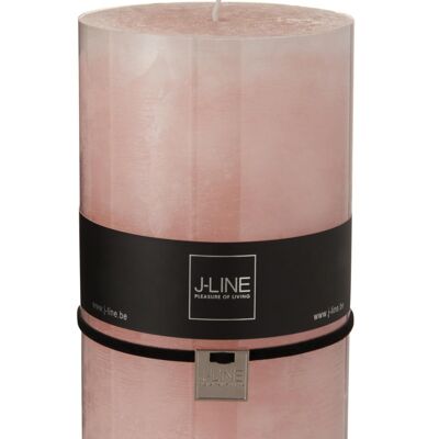 vela cilindrica rosa polvo xxl - 140h-72627