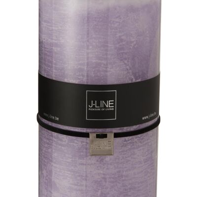 vela cilindrica lavanda xxl - 140h-72633